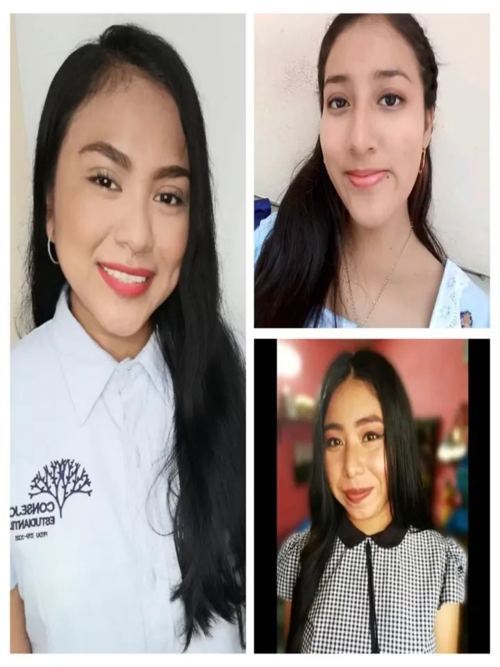 Arely Canul, Diana Pólito y Fernanda Pech